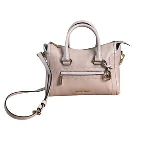 Michael Kors Carine Blush Pink Medium Satchel/Luggage Soft Leather Elegant